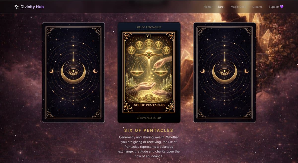 Divinity Hub — Tarot & Dreams